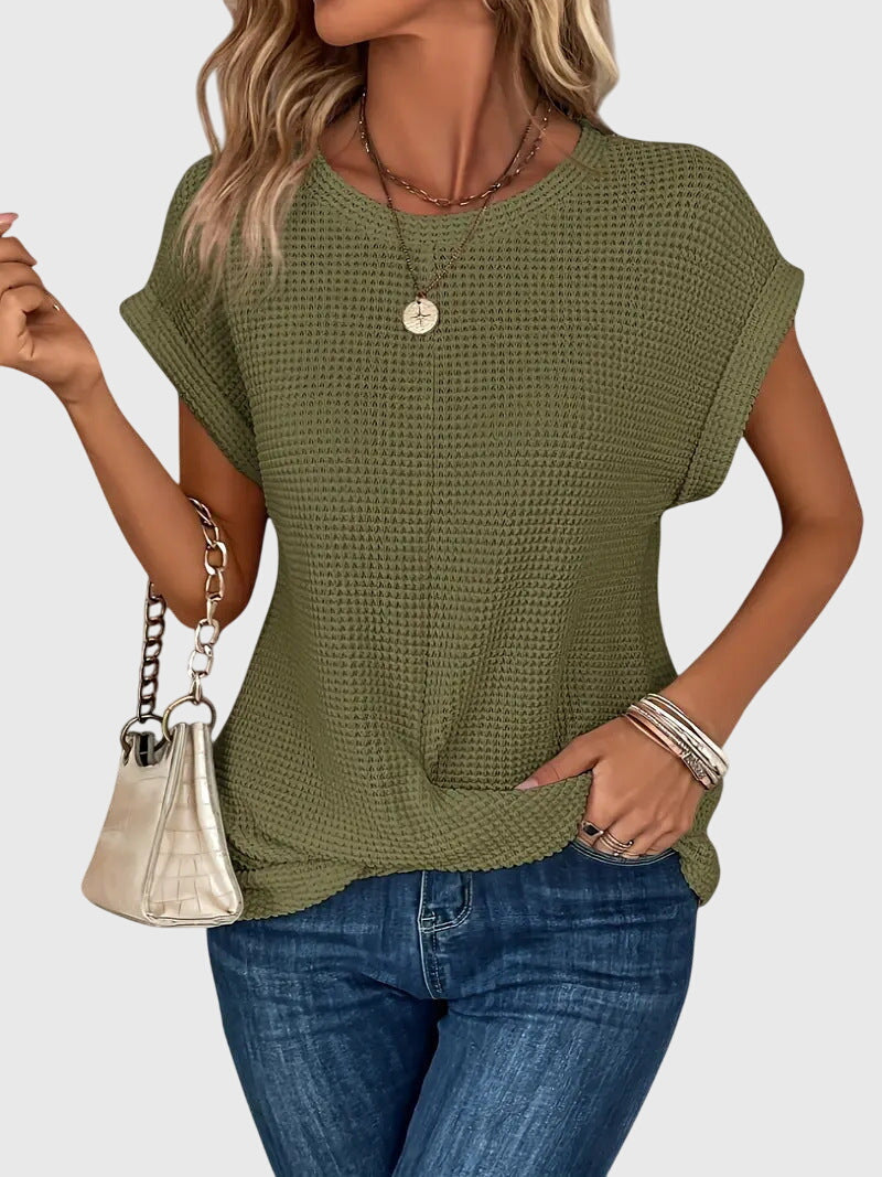 Bristol | Elegant Blouse with Crew Neck