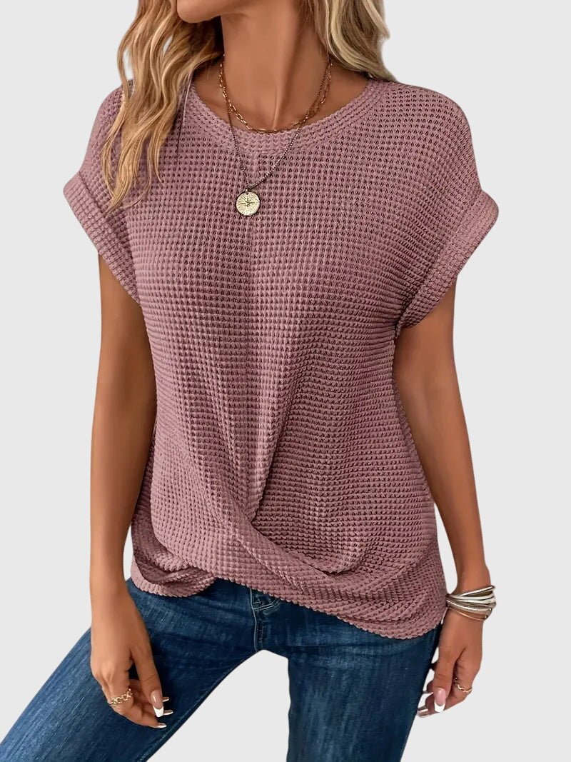 Bristol | Elegant Blouse with Crew Neck