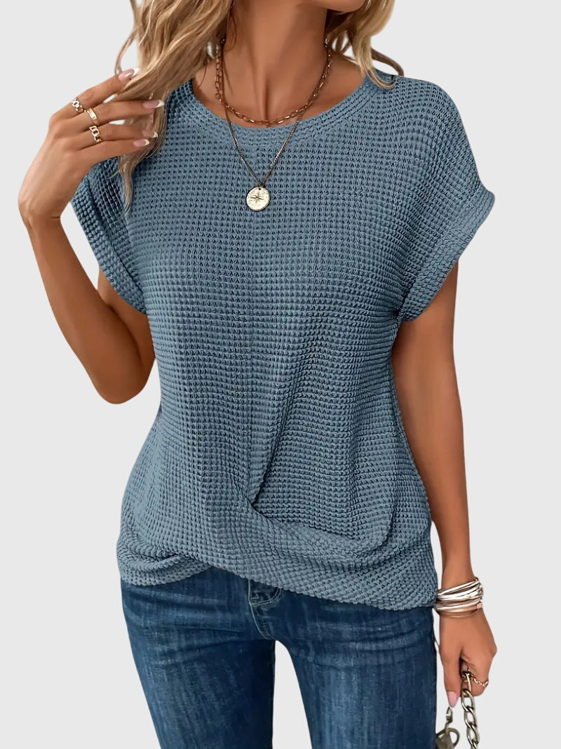 Bristol | Elegant Blouse with Crew Neck