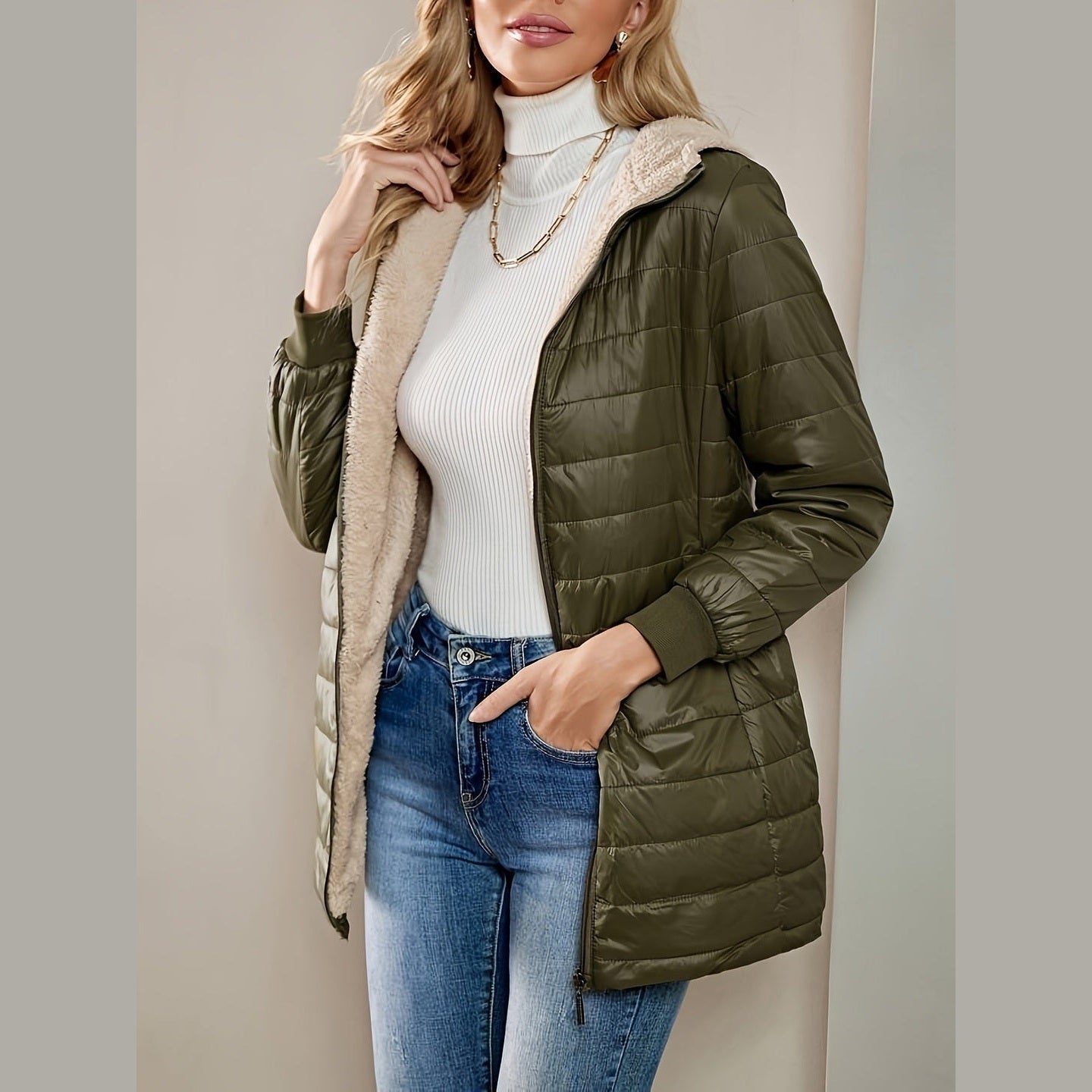 Alyssa™ - Comfortable Casual Thermal Long Jacket