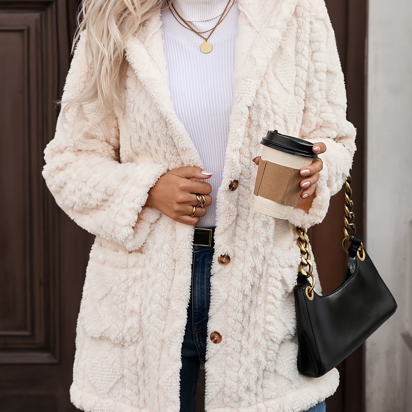 Clara™ | Elegant Plush All-Season Coat