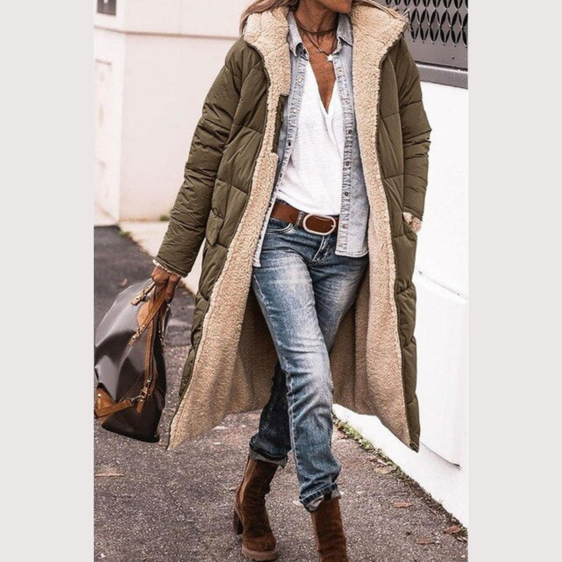 Amelia | Elegant Reversible Coat for Women