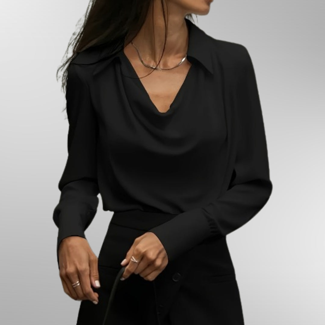 Alivia | Elegant Satin Blouse