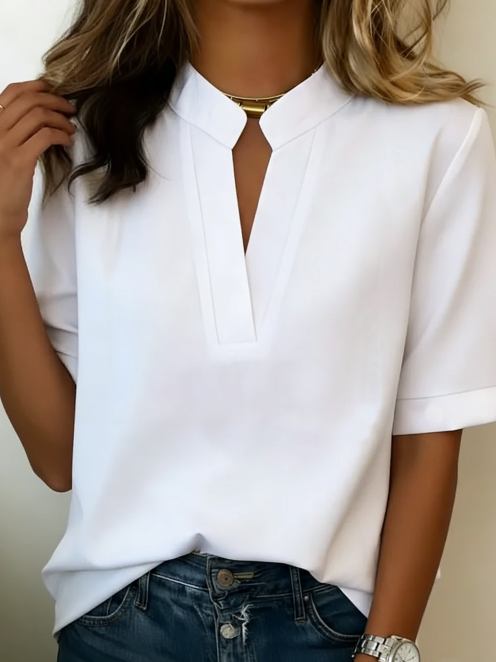 Lunvessa | Relaxed Short Sleeve Shirt