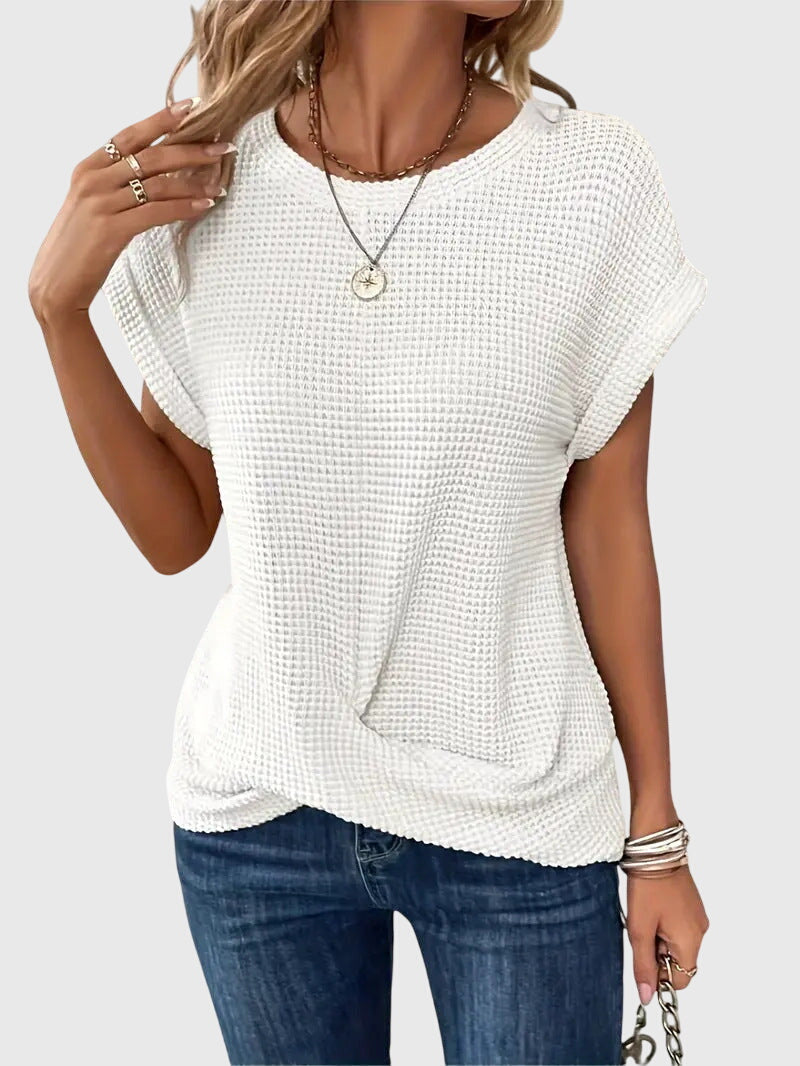 Bristol | Elegant Blouse with Crew Neck