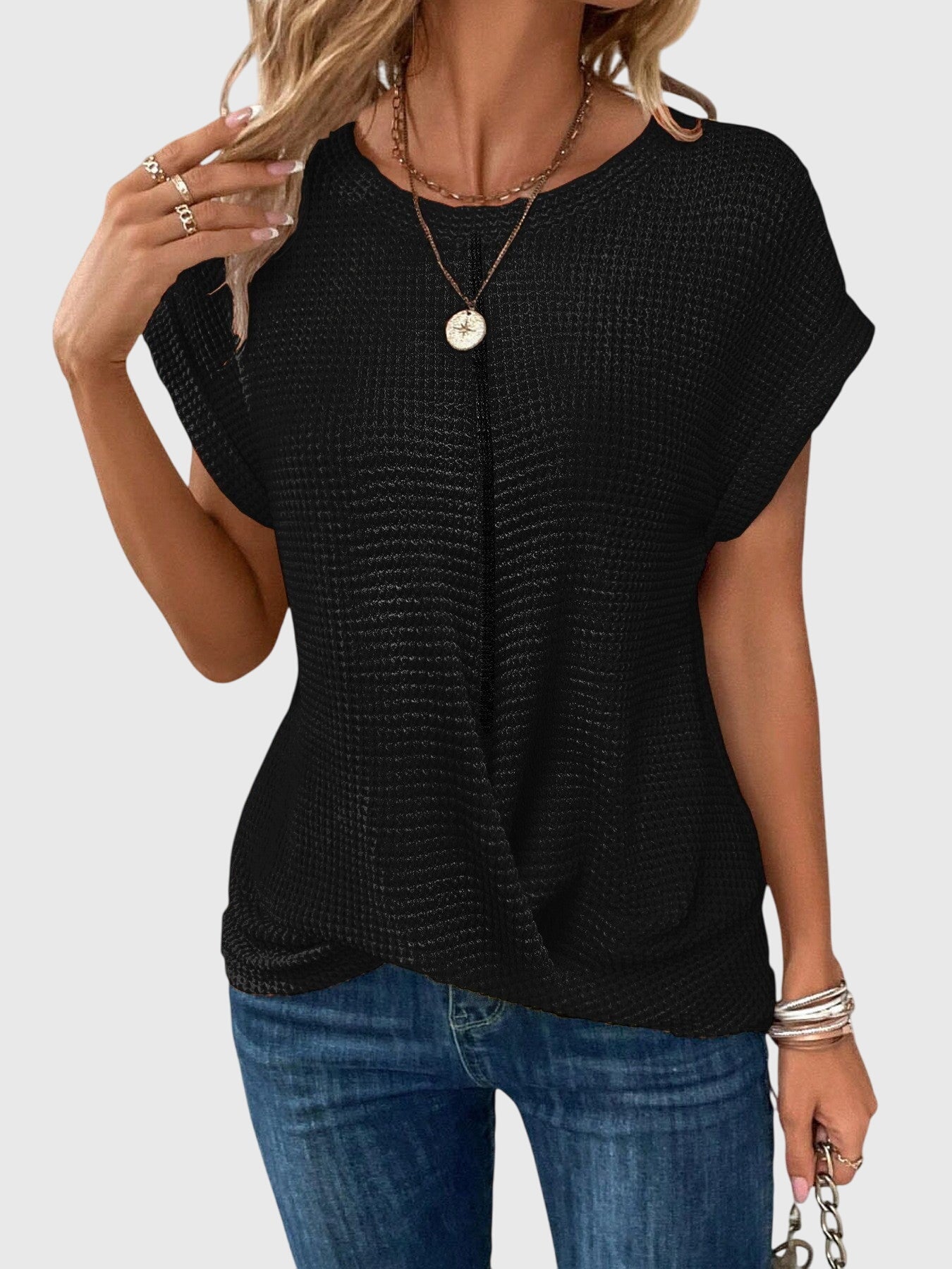 Bristol | Elegant Blouse with Crew Neck