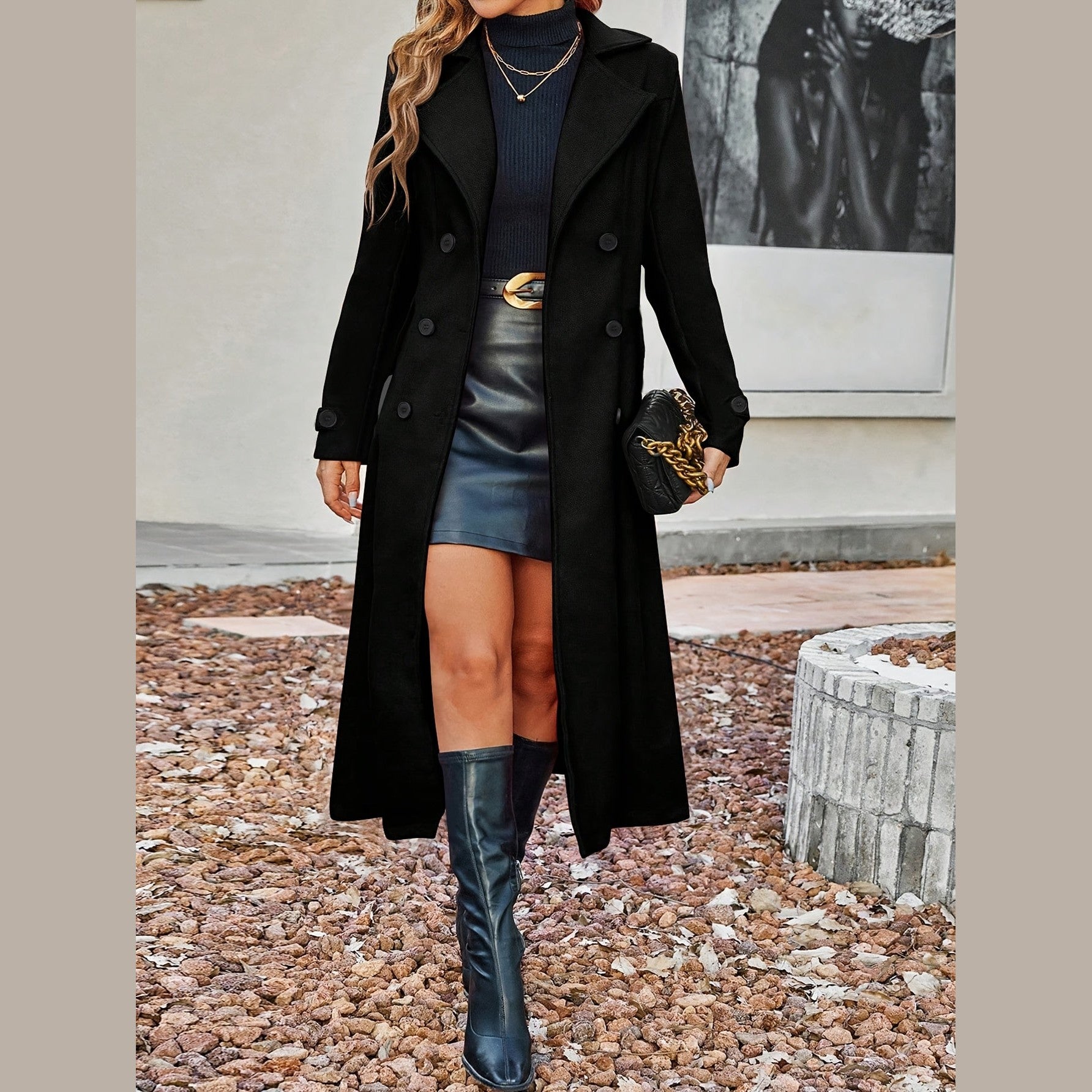 Adriana™ | Timeless Double-Breasted Winter Coat