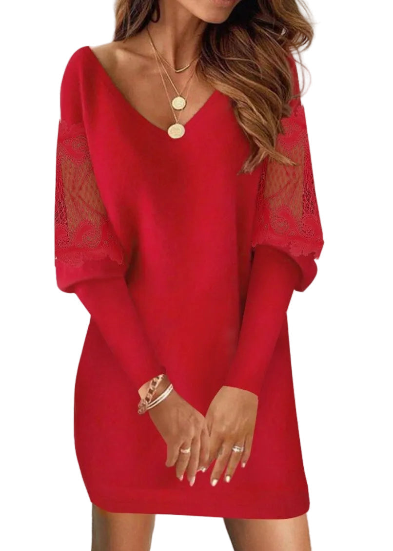 Karen | Lace Sleeved Dress