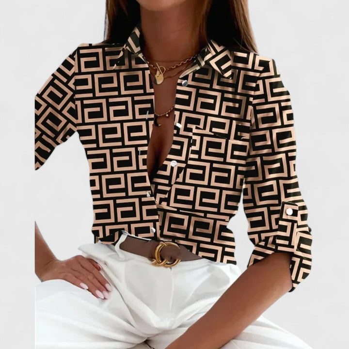 Carmen | Elegant Long Sleeve Blouse