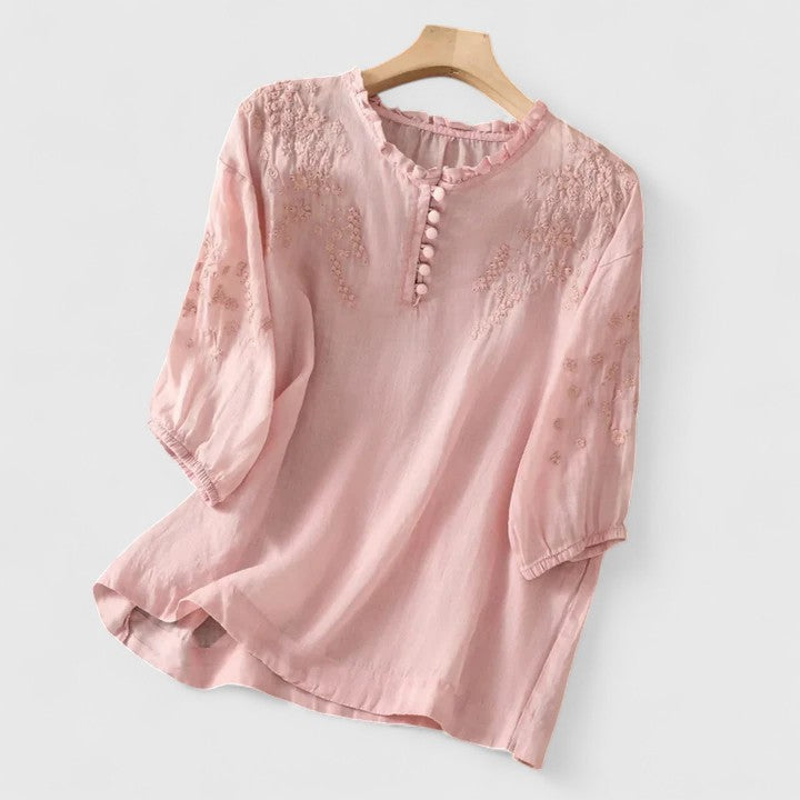 Kathleen | Elegant Button-Front Blouse