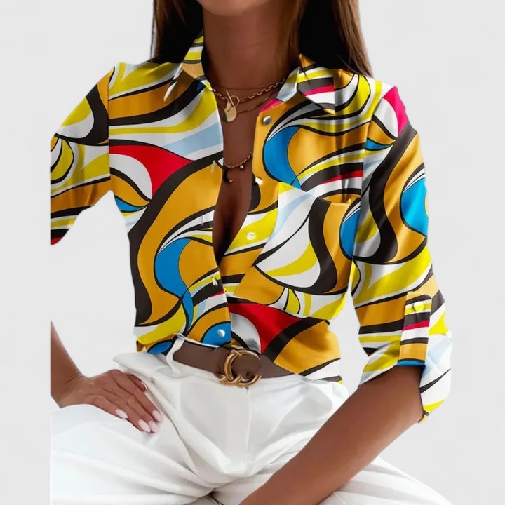 Carmen | Elegant Long Sleeve Blouse