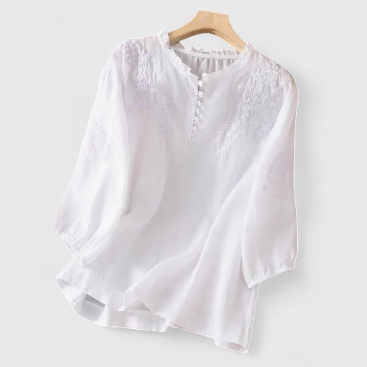 Kathleen | Elegant Button-Front Blouse