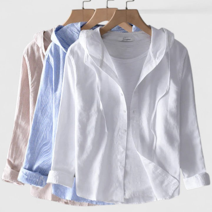 Avielle | Elegant Hooded Blouse