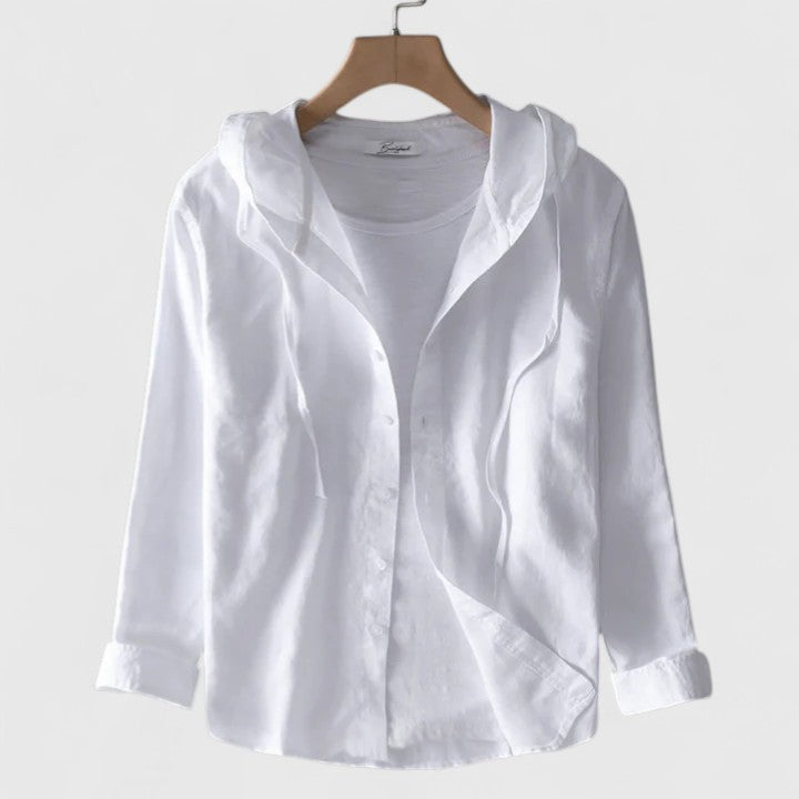 Avielle | Elegant Hooded Blouse