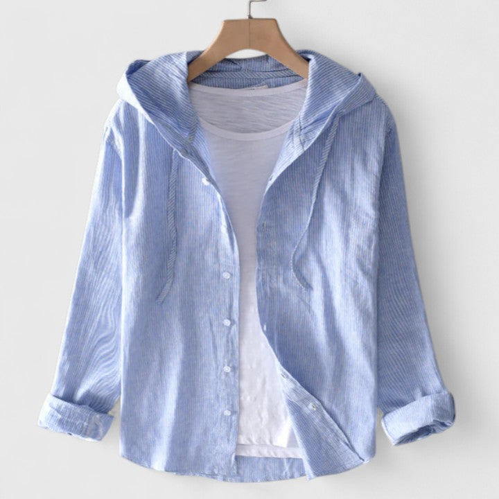 Avielle | Elegant Hooded Blouse