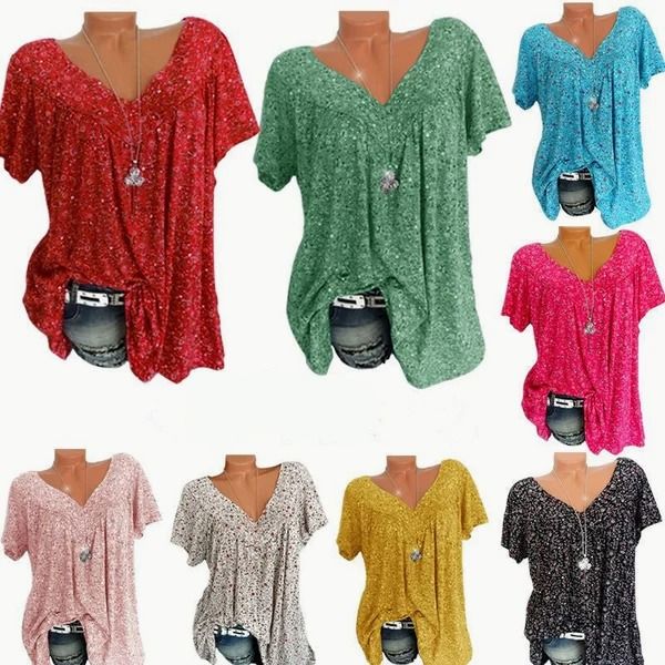 Flovessa | Printed V Neck Shirt