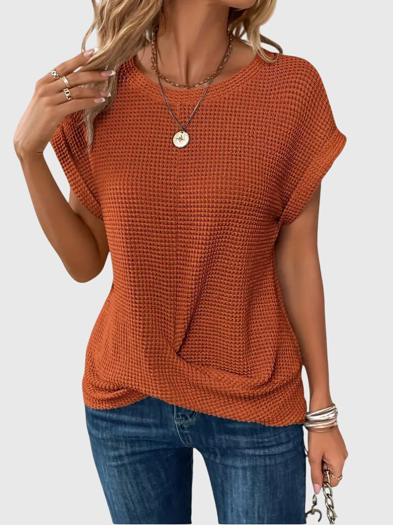 Bristol | Elegant Blouse with Crew Neck
