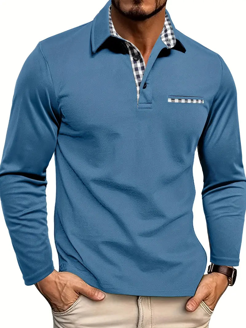 Leon | Long Sleeved Polo Shirt