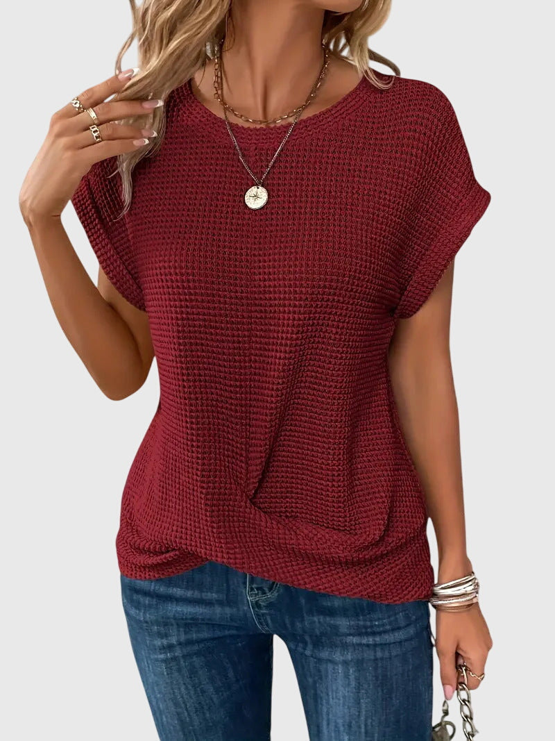 Bristol | Elegant Blouse with Crew Neck