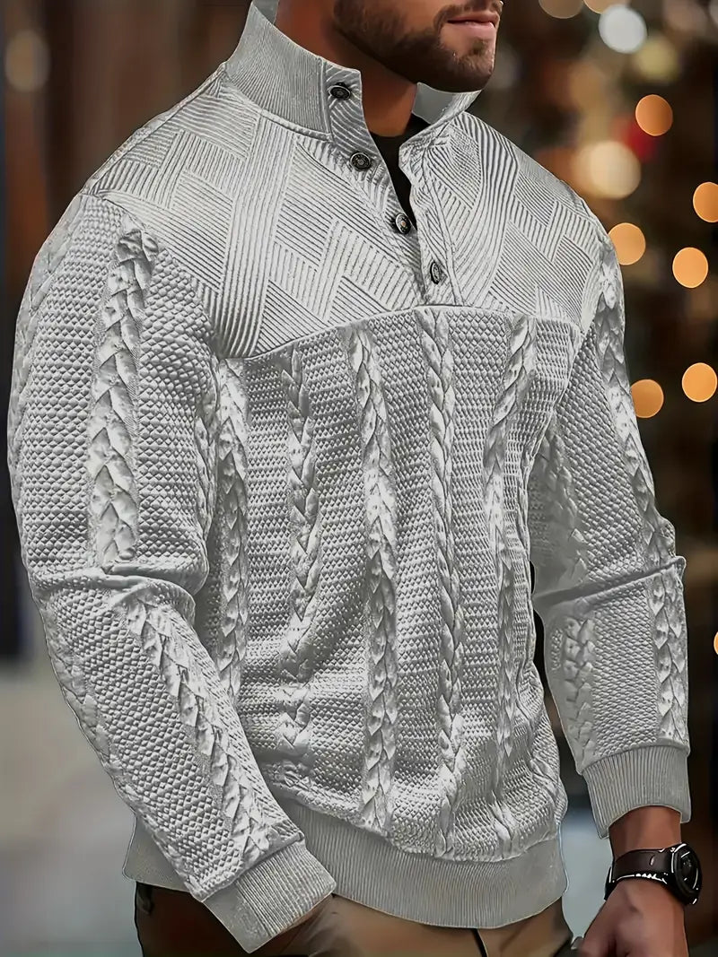 Dawson | Long Sleeve Sweater With Striped