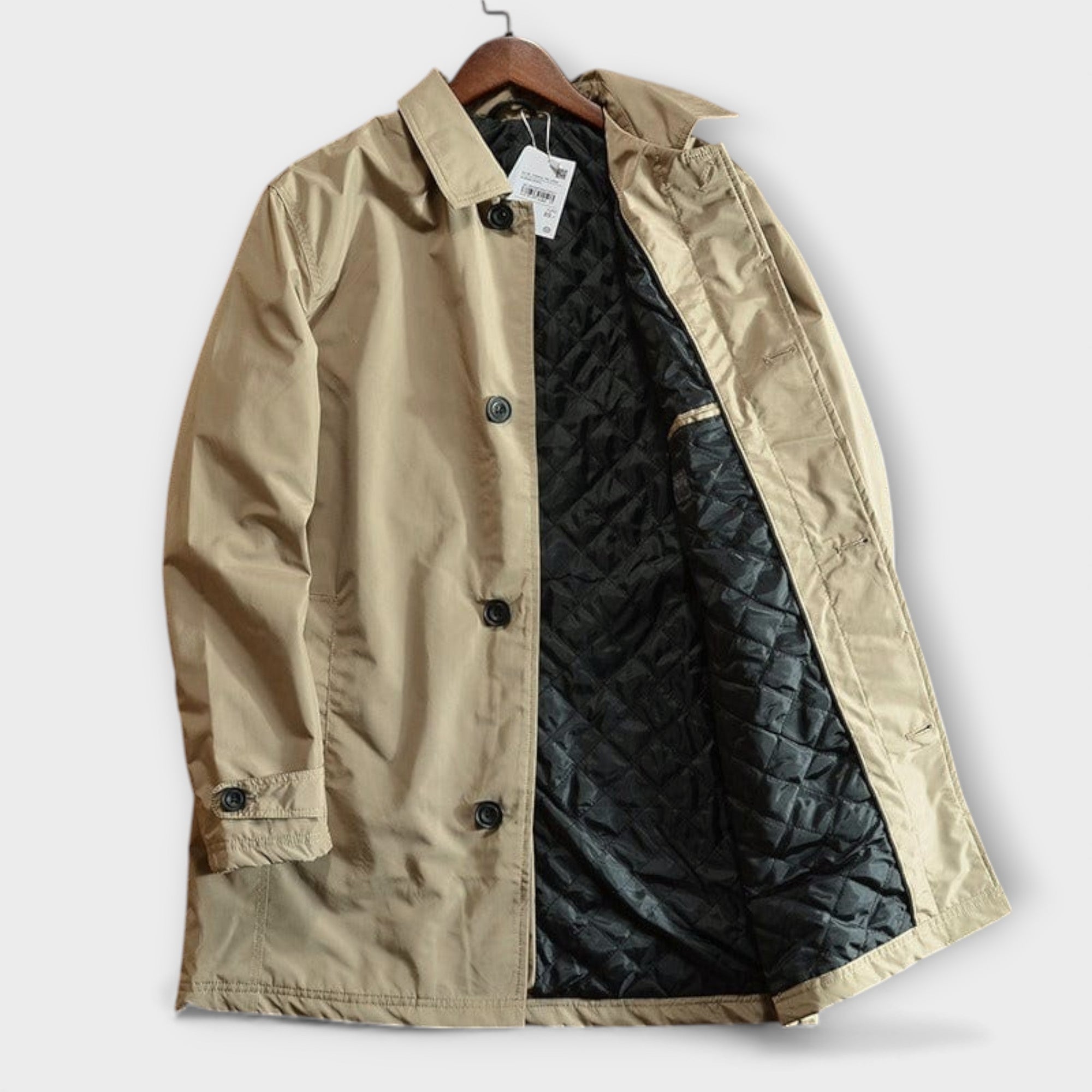 Aurelveno | Elegant Coastal Long Coat