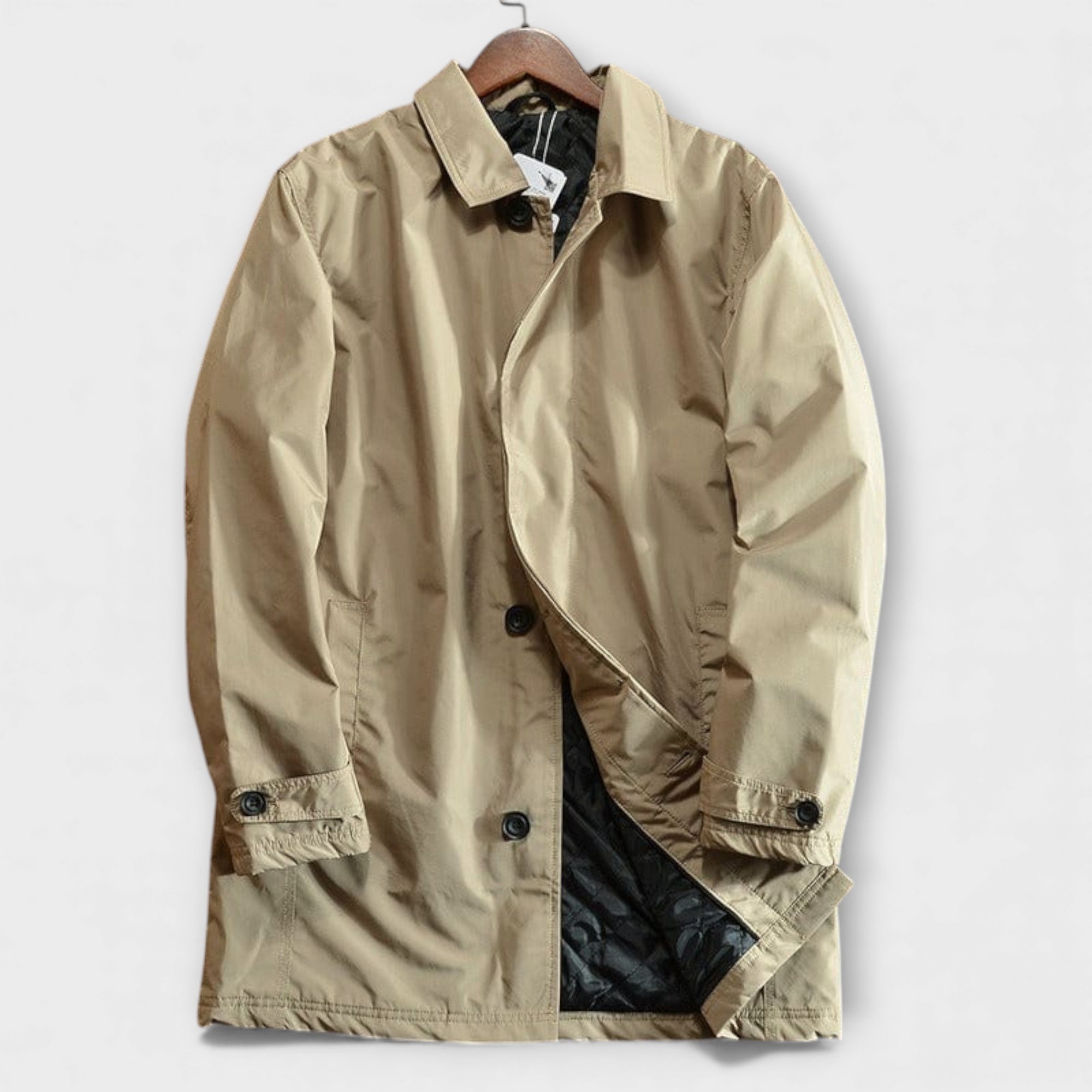 Aurelveno | Elegant Coastal Long Coat